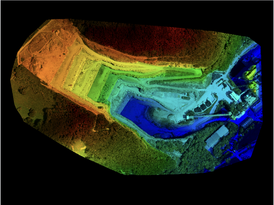 DSM and Orthomosaic of Quarry