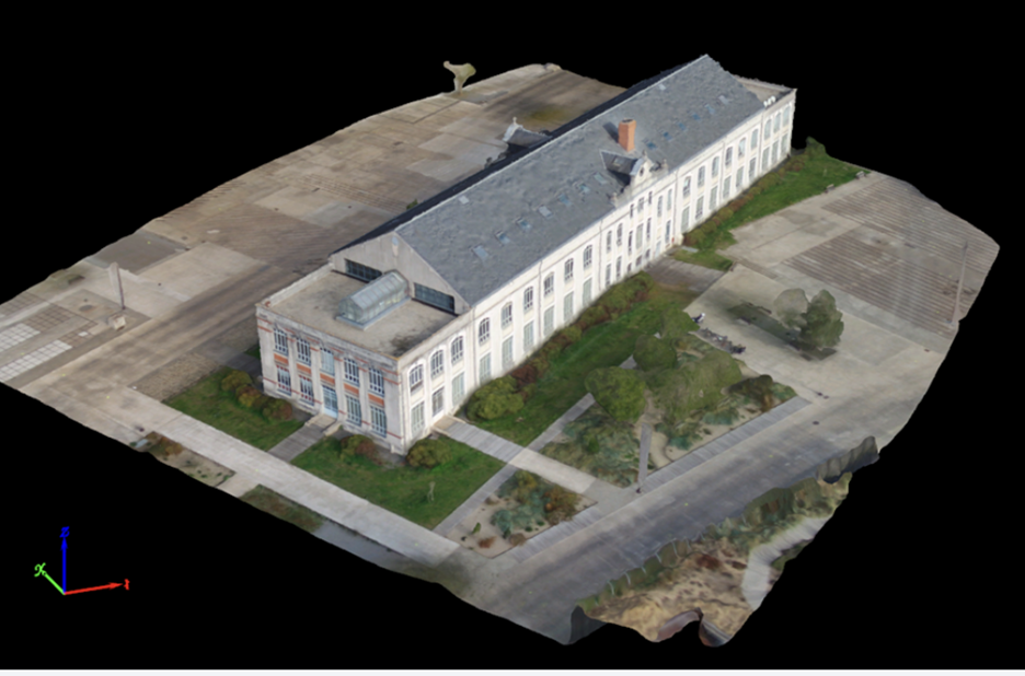 The goal of this project is to get a 3D model of an industrial building.